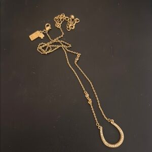 Kate Spade Gold Necklace with Organic Design